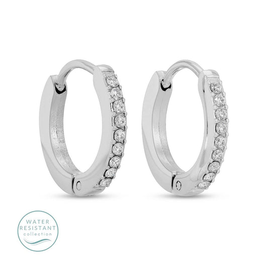 Earrings Water-Resistant Shimmer Huggies For Subtle Glam Modest Gifts For Her