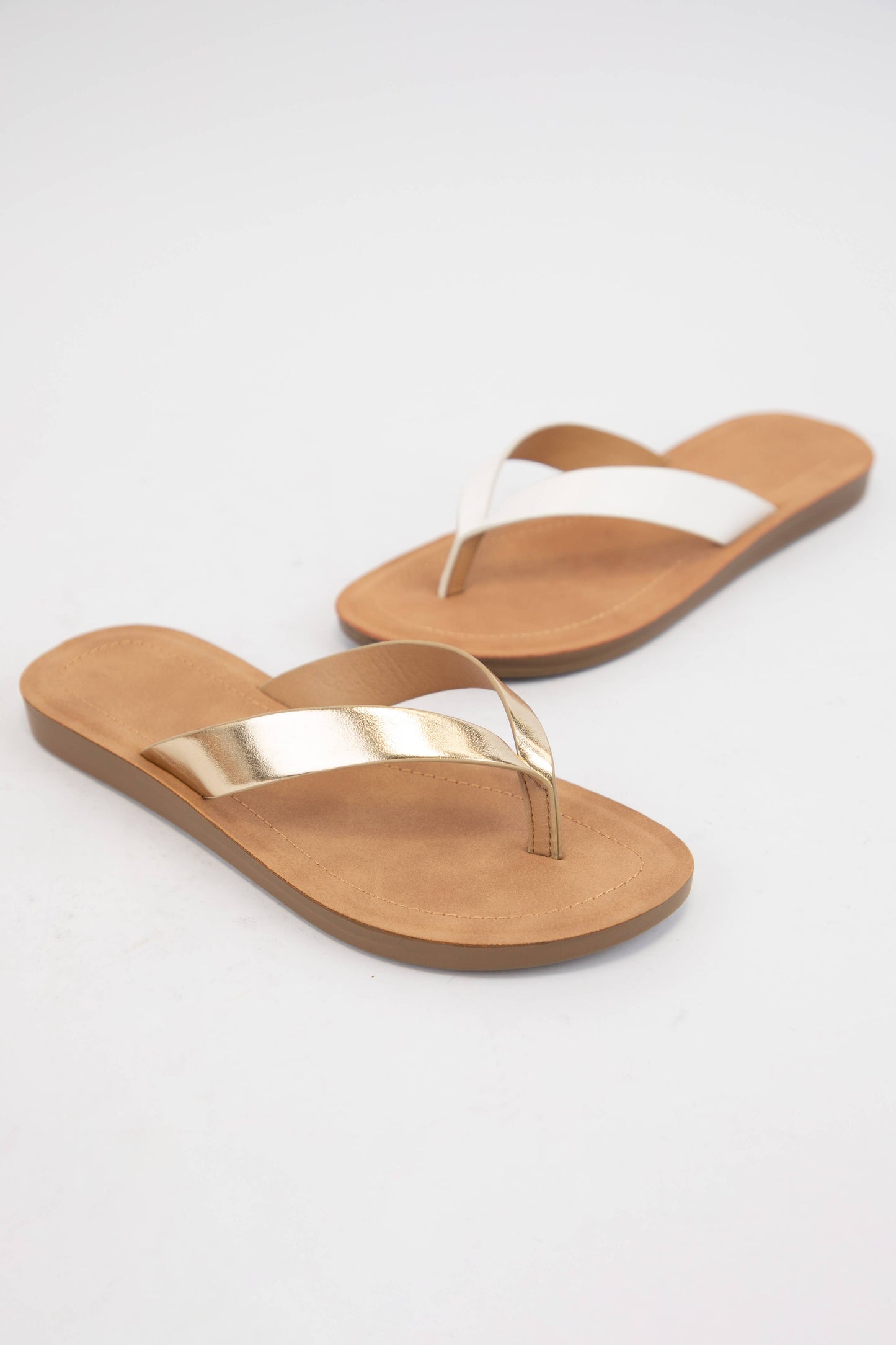 Thong Slide Sandal With Comfortable Sole | Nubuck Leather
