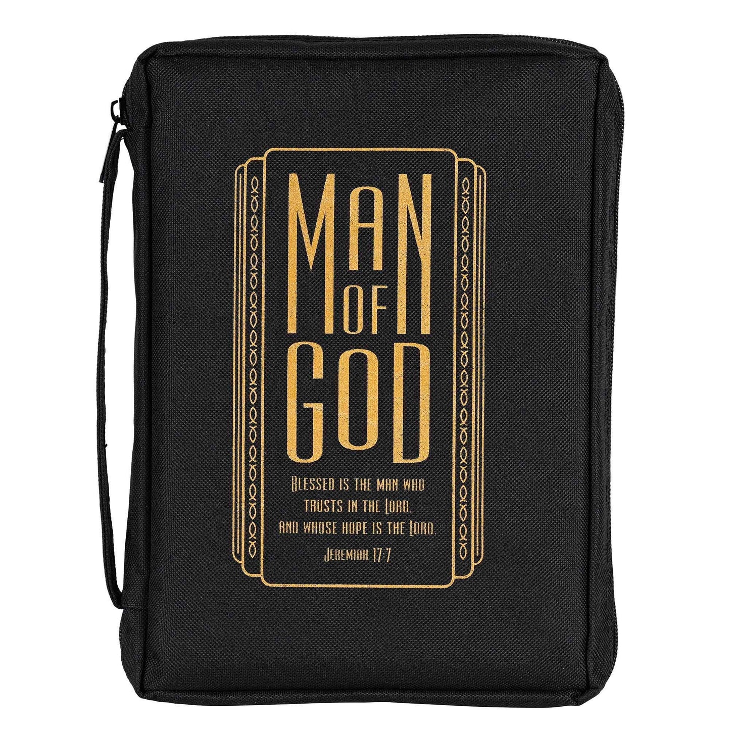 Bible Cover | Man Of God | Canvas For Large Bible