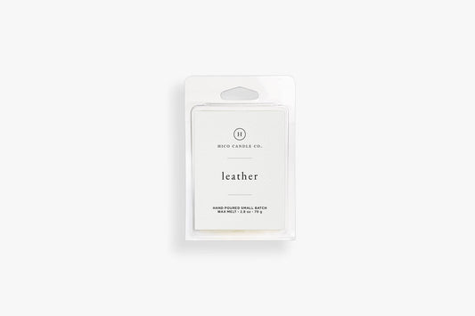 Leather Wax Melt, Timeless Leather Scent For A Cozy Southern Home