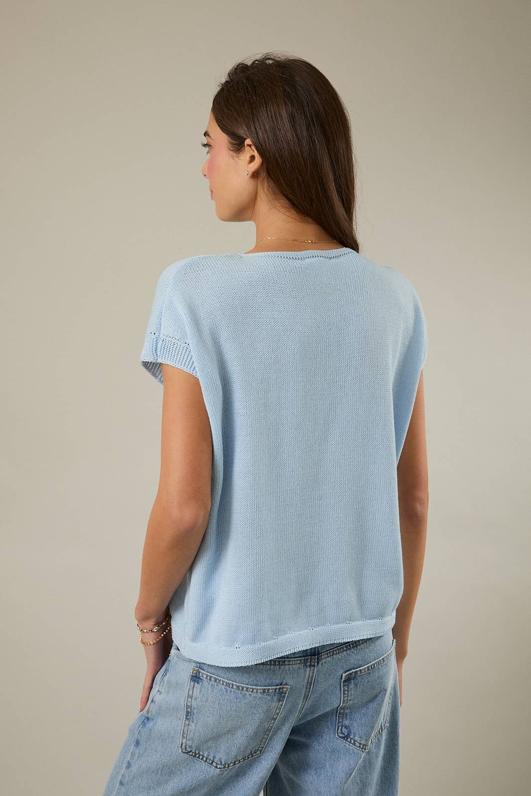 Embroidered Lemon Knit Light Spring/Summer Sassiness