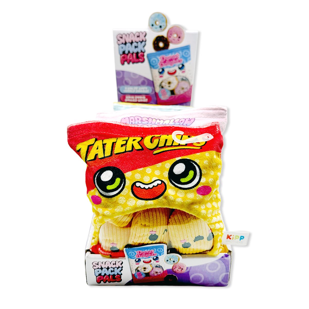 Snack Pack Pals Plush Toy Assortment For Couch Forts And Snack Time Snuggles