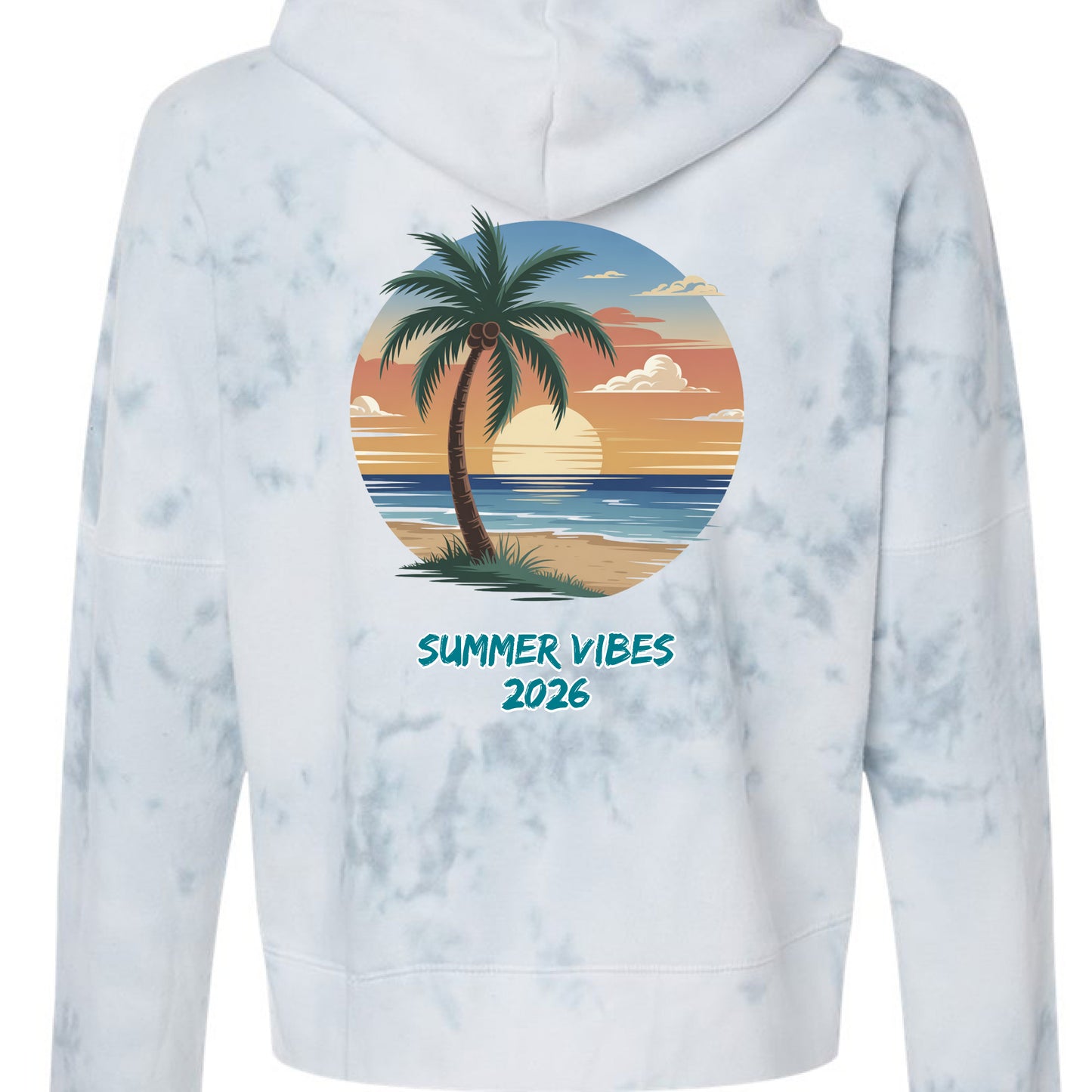 Grey Tie Dye - BACK