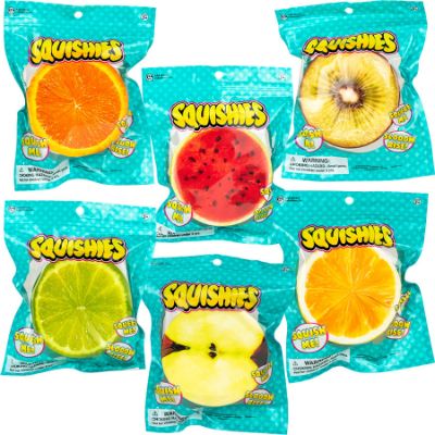 Sliced fruit squishy